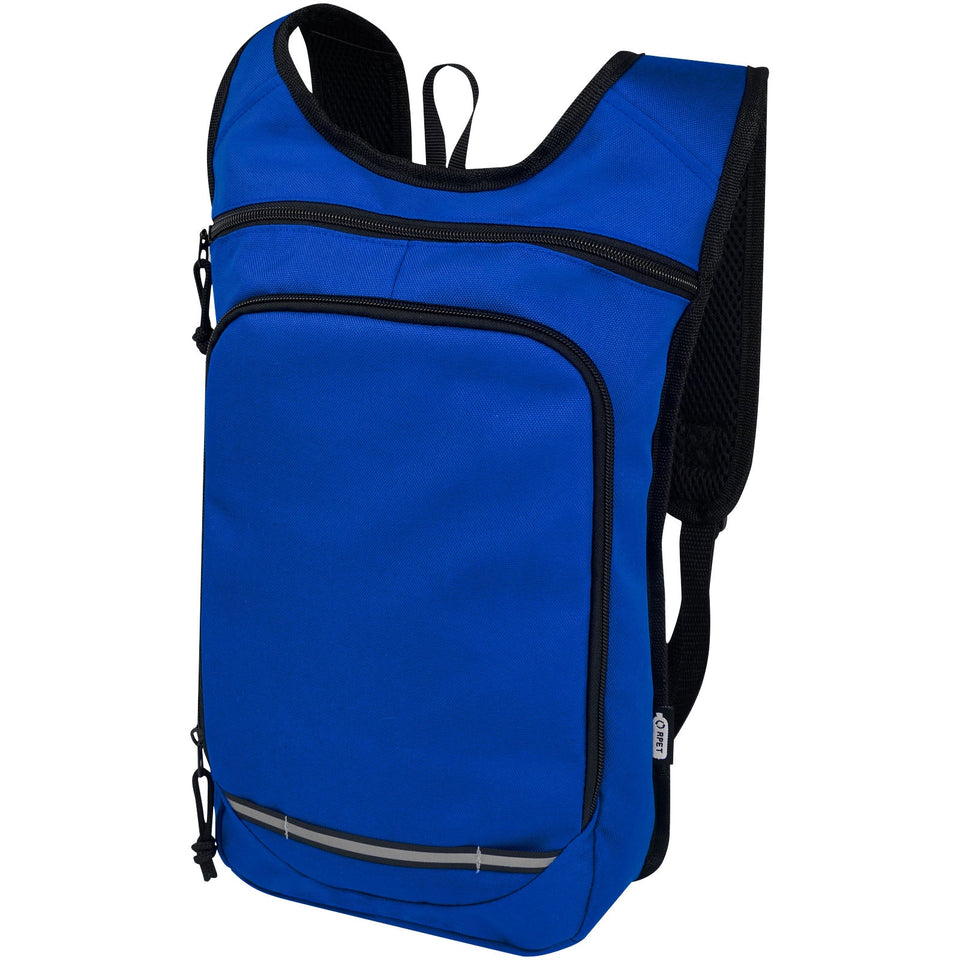 Zaino outdoor in PET riciclato certifcato GRS Trails 6.5L personalizzato con logo - Pubblienne