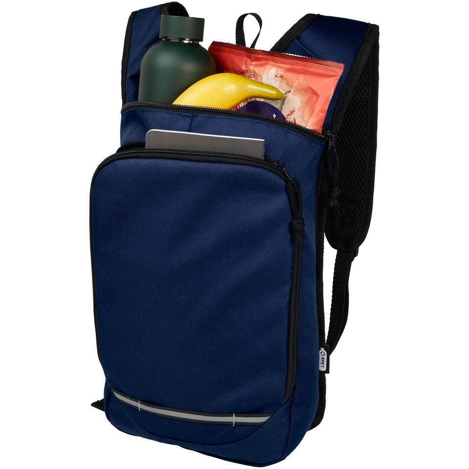 Zaino outdoor in PET riciclato certifcato GRS Trails 6.5L personalizzato con logo - Pubblienne