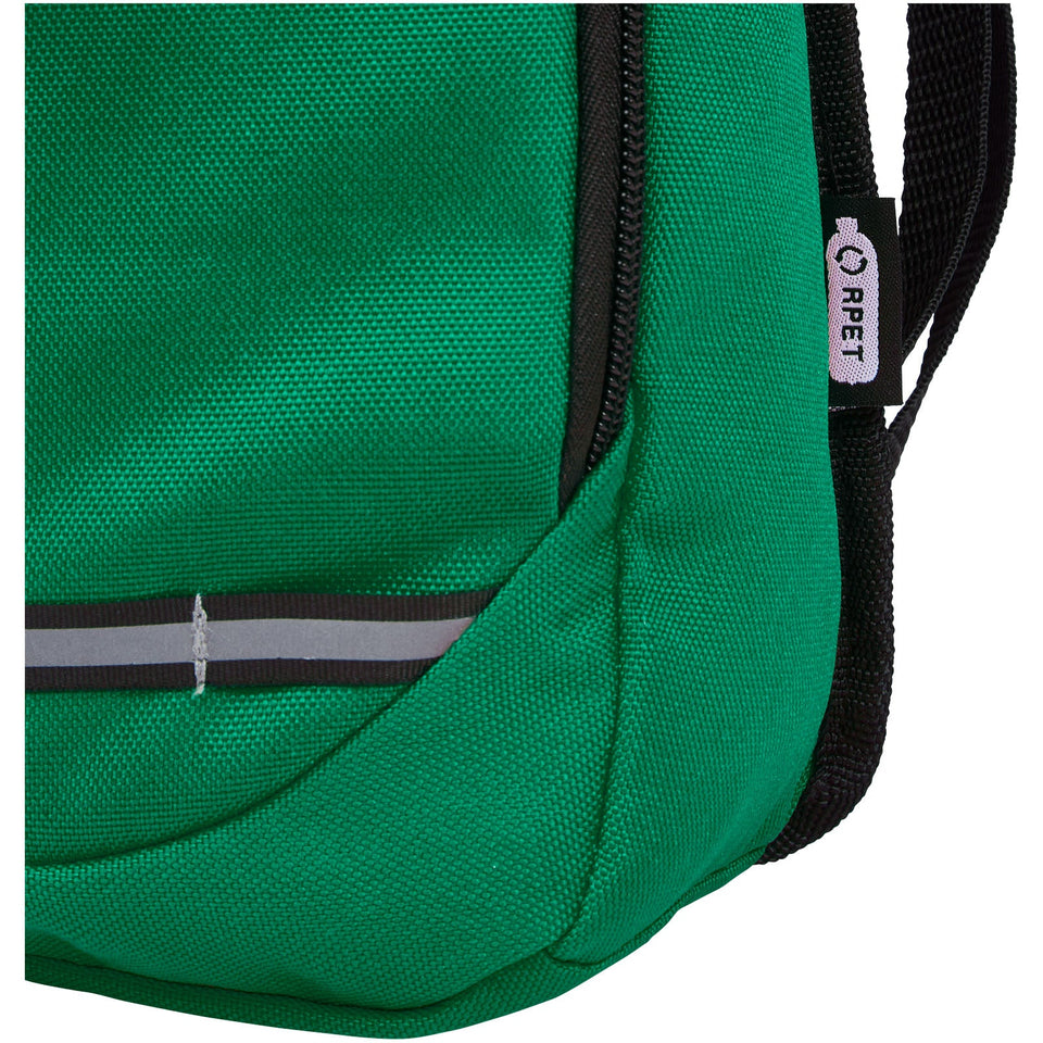 Zaino outdoor in PET riciclato certifcato GRS Trails 6.5L personalizzato con logo - Pubblienne