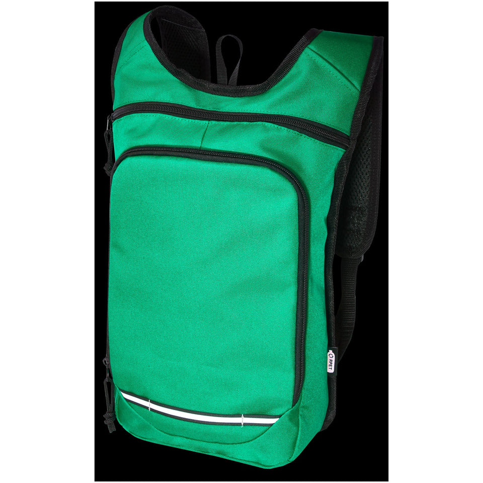 Zaino outdoor in PET riciclato certifcato GRS Trails 6.5L personalizzato con logo - Pubblienne