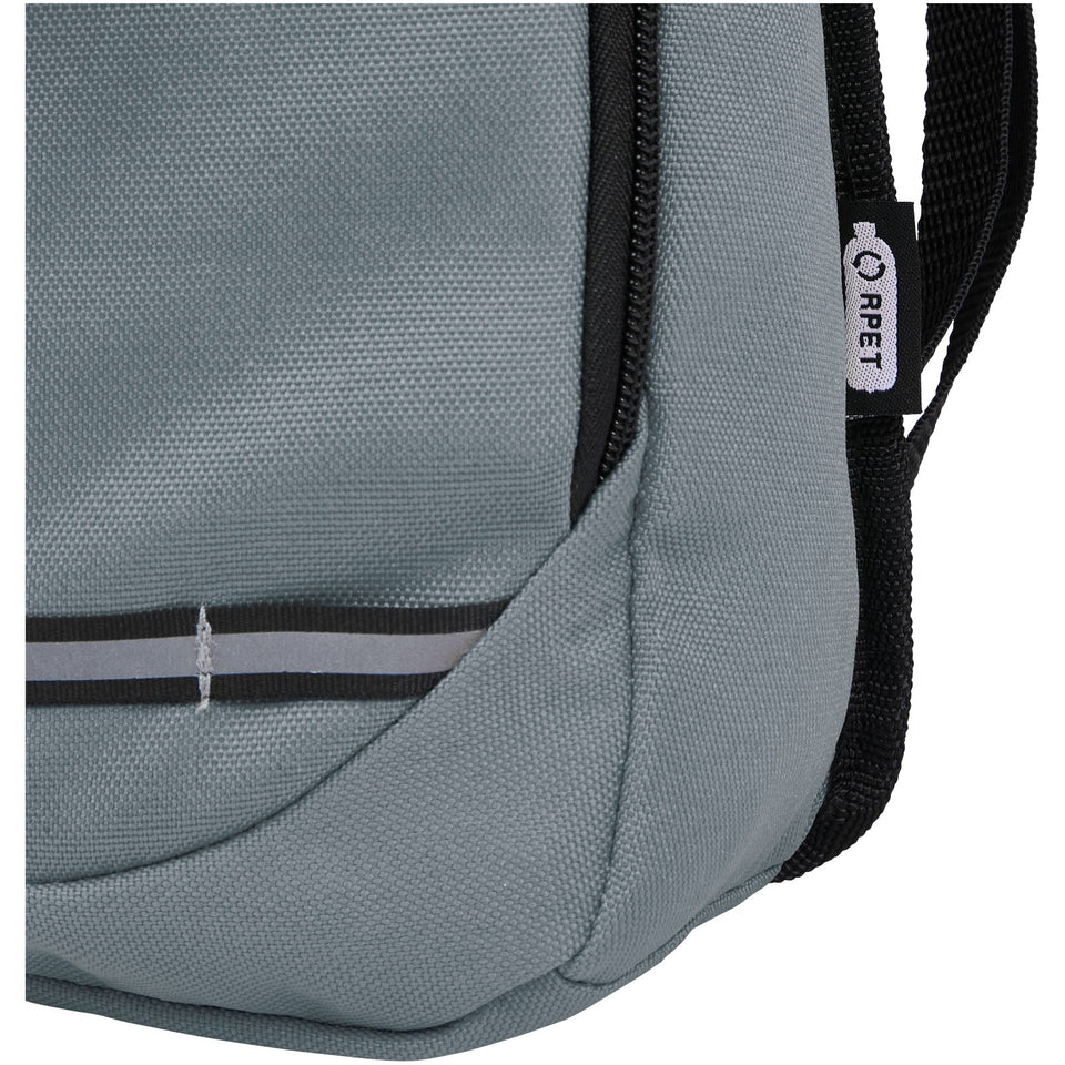 Zaino outdoor in PET riciclato certifcato GRS Trails 6.5L personalizzato con logo - Pubblienne