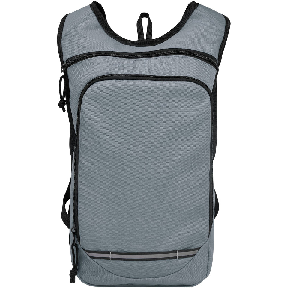 Zaino outdoor in PET riciclato certifcato GRS Trails 6.5L personalizzato con logo - Pubblienne