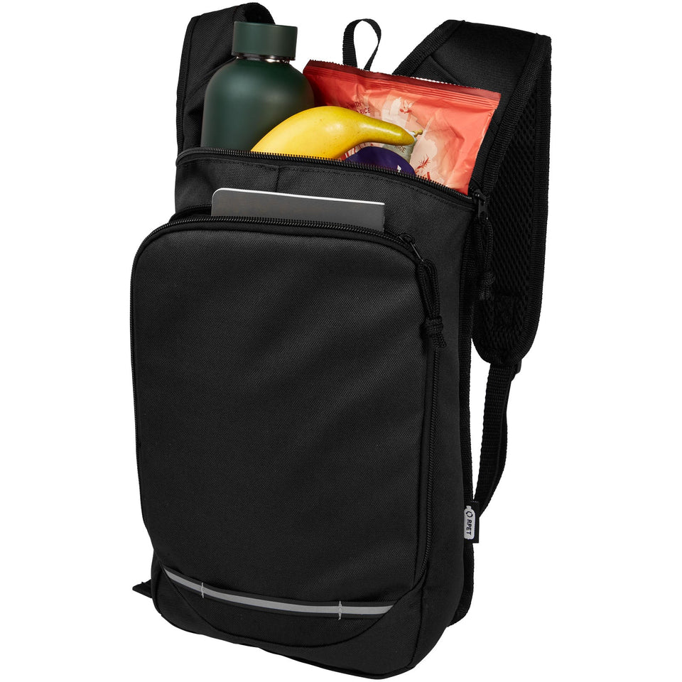 Zaino outdoor in PET riciclato certifcato GRS Trails 6.5L personalizzato con logo - Pubblienne