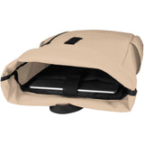 Zaino con chiusura arrotolabile per portatile da 15,6" in PET riciclato certificato GRS Byron 18L personalizzato con logo - Pubblienne