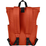 Zaino con chiusura arrotolabile per portatile da 15,6" in PET riciclato certificato GRS Byron 18L personalizzato con logo - Pubblienne