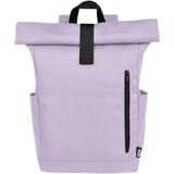 Zaino con chiusura arrotolabile per portatile da 15,6" in PET riciclato certificato GRS Byron 18L personalizzato con logo - Pubblienne