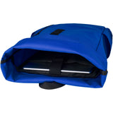 Zaino con chiusura arrotolabile per portatile da 15,6" in PET riciclato certificato GRS Byron 18L personalizzato con logo - Pubblienne