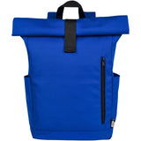 Zaino con chiusura arrotolabile per portatile da 15,6" in PET riciclato certificato GRS Byron 18L personalizzato con logo - Pubblienne