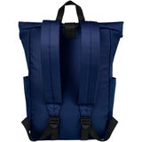 Zaino con chiusura arrotolabile per portatile da 15,6" in PET riciclato certificato GRS Byron 18L personalizzato con logo - Pubblienne
