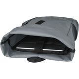 Zaino con chiusura arrotolabile per portatile da 15,6" in PET riciclato certificato GRS Byron 18L personalizzato con logo - Pubblienne