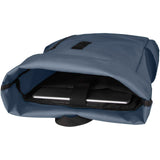 Zaino con chiusura arrotolabile per portatile da 15,6" in PET riciclato certificato GRS Byron 18L personalizzato con logo - Pubblienne