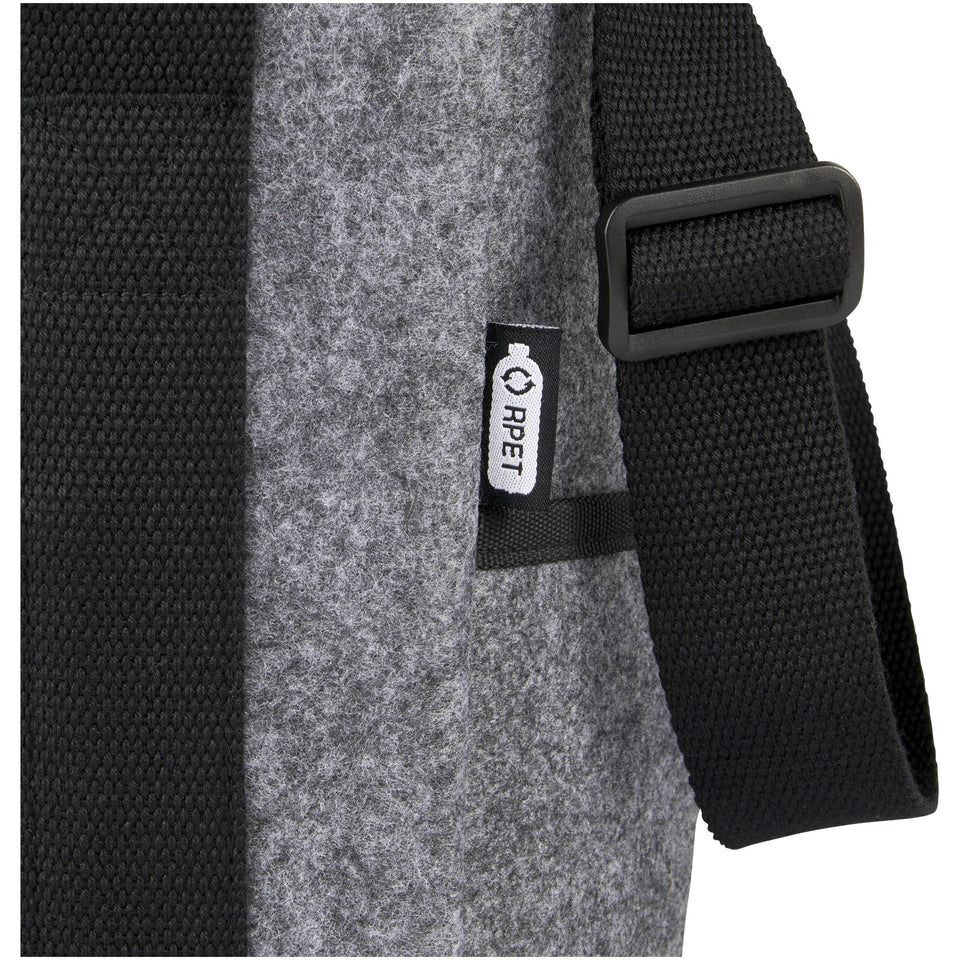 Borsa termica per bottiglie in feltro riciclato certificato GRS Felta - 21L personalizzato con logo - Pubblienne
