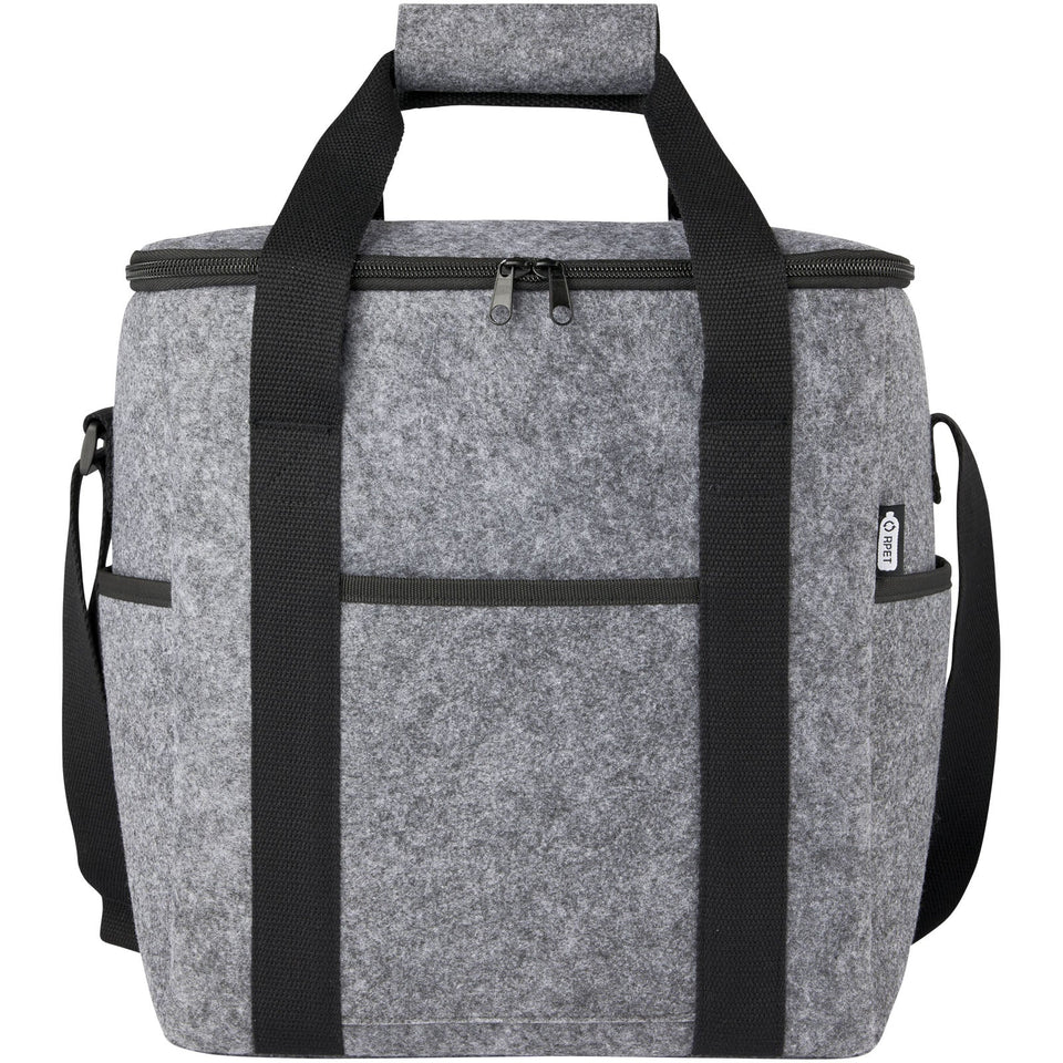 Borsa termica per bottiglie in feltro riciclato certificato GRS Felta - 21L personalizzato con logo - Pubblienne
