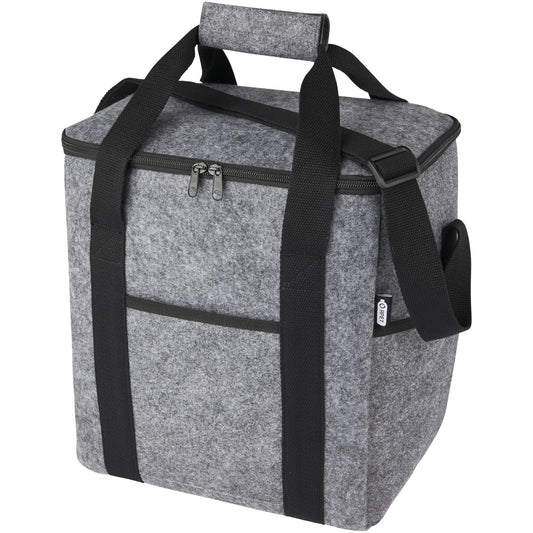 Borsa termica per bottiglie in feltro riciclato certificato GRS Felta - 21L personalizzato con logo - Pubblienne