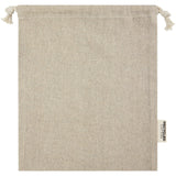 Sacchetto per confezione regalo medio in cotone riciclato 150 g/m² certificato GRS Pheebs - 1,5L personalizzato con logo - Pubblienne