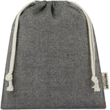 Sacchetto per confezione regalo medio in cotone riciclato 150 g/m² certificato GRS Pheebs - 1,5L personalizzato con logo - Pubblienne