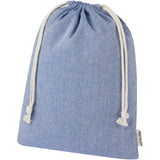 Sacchetto per confezione regalo grande in cotone riciclato 150 g/m² certificato GRS Pheebs - 4L personalizzato con logo - Pubblienne