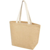 Tote bag in juta 300 g/m² Juta - 12L personalizzato con logo - Pubblienne