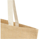 Tote bag in juta 300 g/m² Juta - 12L personalizzato con logo - Pubblienne