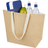 Tote bag in juta 300 g/m² Juta - 12L personalizzato con logo - Pubblienne