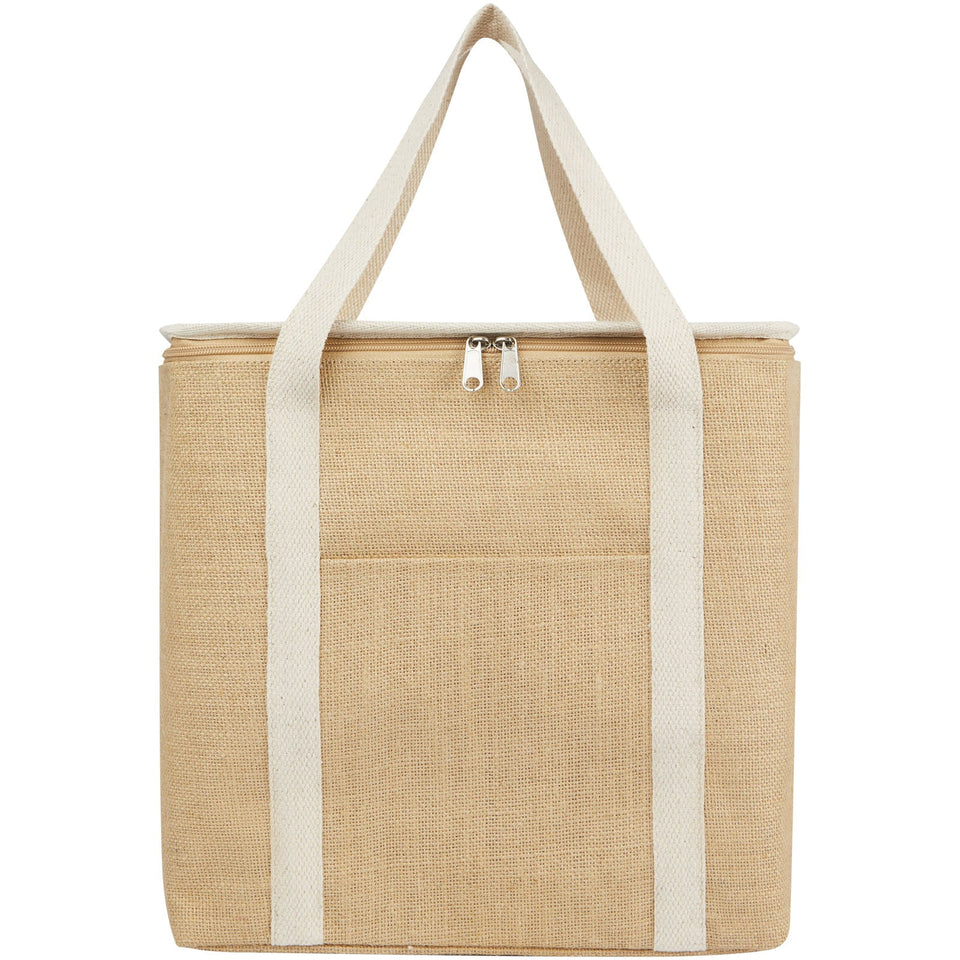Borsa termica in juta 300 g/m²  Juta - 19L personalizzato con logo - Pubblienne