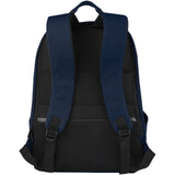 Zaino antifurto per portatile da 15,6" in canvas riciclato certificato GRS Joey - 18L personalizzato con logo - Pubblienne