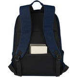 Zaino antifurto per portatile da 15,6" in canvas riciclato certificato GRS Joey - 18L personalizzato con logo - Pubblienne