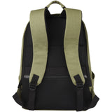 Zaino antifurto per portatile da 15,6" in canvas riciclato certificato GRS Joey - 18L personalizzato con logo - Pubblienne