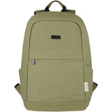 Zaino antifurto per portatile da 15,6" in canvas riciclato certificato GRS Joey - 18L personalizzato con logo - Pubblienne