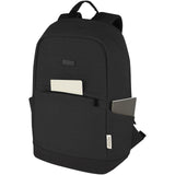 Zaino antifurto per portatile da 15,6" in canvas riciclato certificato GRS Joey - 18L personalizzato con logo - Pubblienne