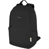 Zaino antifurto per portatile da 15,6" in canvas riciclato certificato GRS Joey - 18L personalizzato con logo - Pubblienne