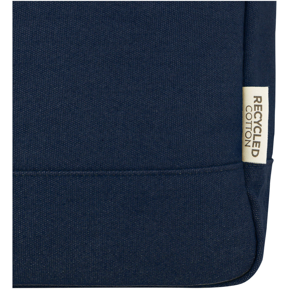 Zaino rolltop per portatile da 15" in canvas riciclato certificato GRS Joey - 15L personalizzato con logo - Pubblienne