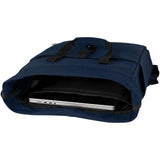Zaino rolltop per portatile da 15" in canvas riciclato certificato GRS Joey - 15L personalizzato con logo - Pubblienne