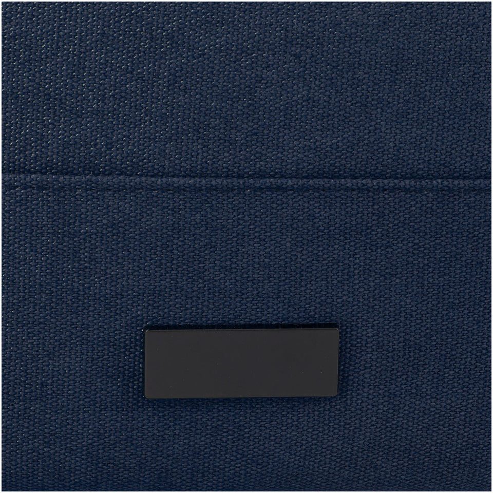 Zaino rolltop per portatile da 15" in canvas riciclato certificato GRS Joey - 15L personalizzato con logo - Pubblienne
