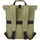 Zaino rolltop per portatile da 15" in canvas riciclato certificato GRS Joey - 15L personalizzato con logo - Pubblienne