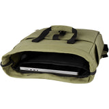 Zaino rolltop per portatile da 15" in canvas riciclato certificato GRS Joey - 15L personalizzato con logo - Pubblienne