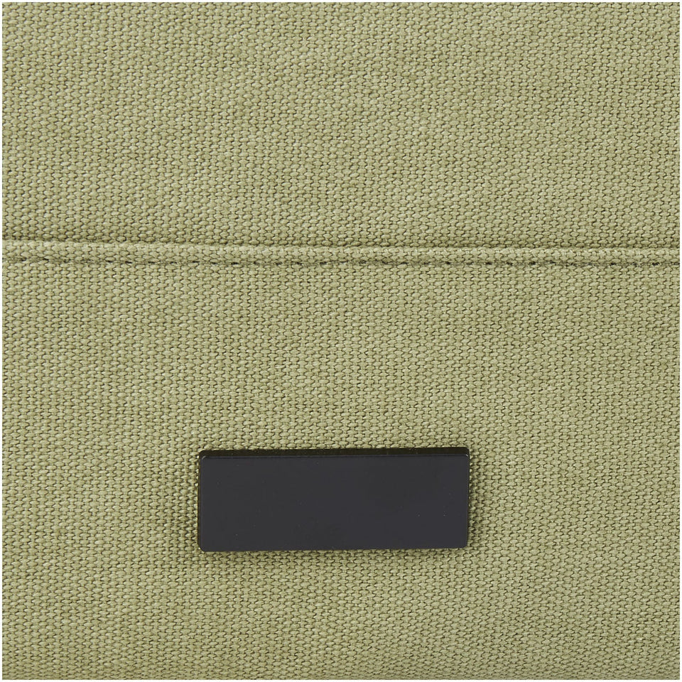Zaino rolltop per portatile da 15" in canvas riciclato certificato GRS Joey - 15L personalizzato con logo - Pubblienne