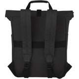 Zaino rolltop per portatile da 15" in canvas riciclato certificato GRS Joey - 15L personalizzato con logo - Pubblienne