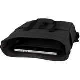 Zaino rolltop per portatile da 15" in canvas riciclato certificato GRS Joey - 15L personalizzato con logo - Pubblienne