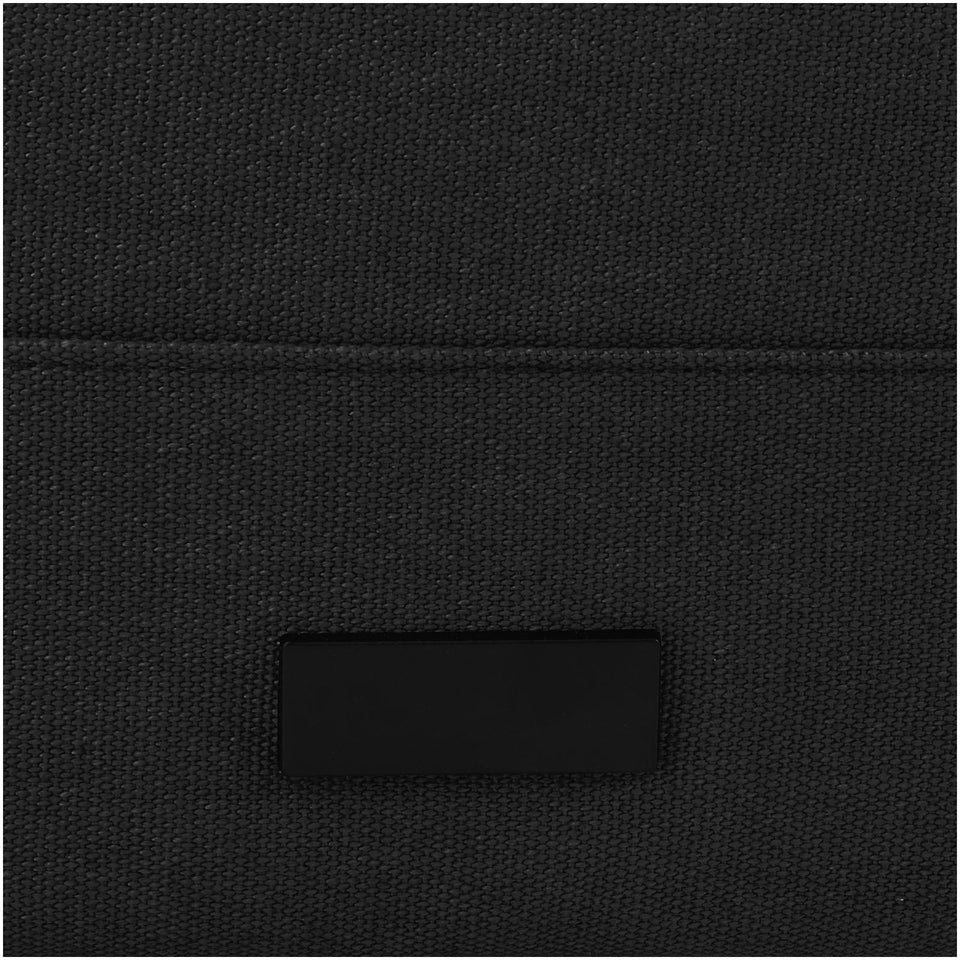 Zaino rolltop per portatile da 15" in canvas riciclato certificato GRS Joey - 15L personalizzato con logo - Pubblienne