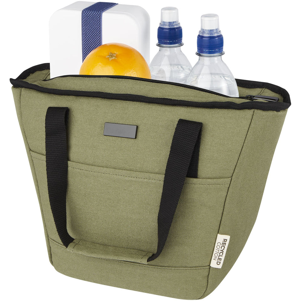 Borsa termica portapranzo per 9 lattine in canvas riciclato certificato GRS Joey - 6L personalizzato con logo - Pubblienne
