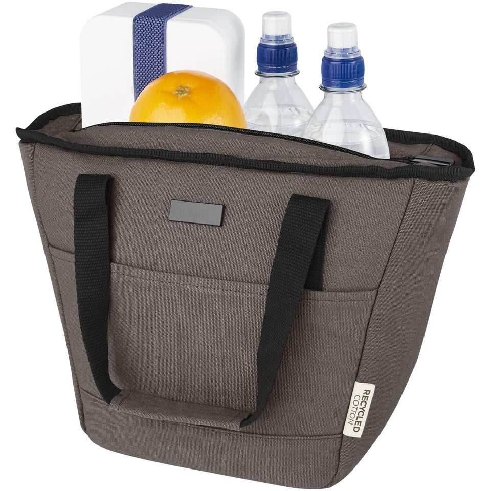 Borsa termica portapranzo per 9 lattine in canvas riciclato certificato GRS Joey - 6L personalizzato con logo - Pubblienne