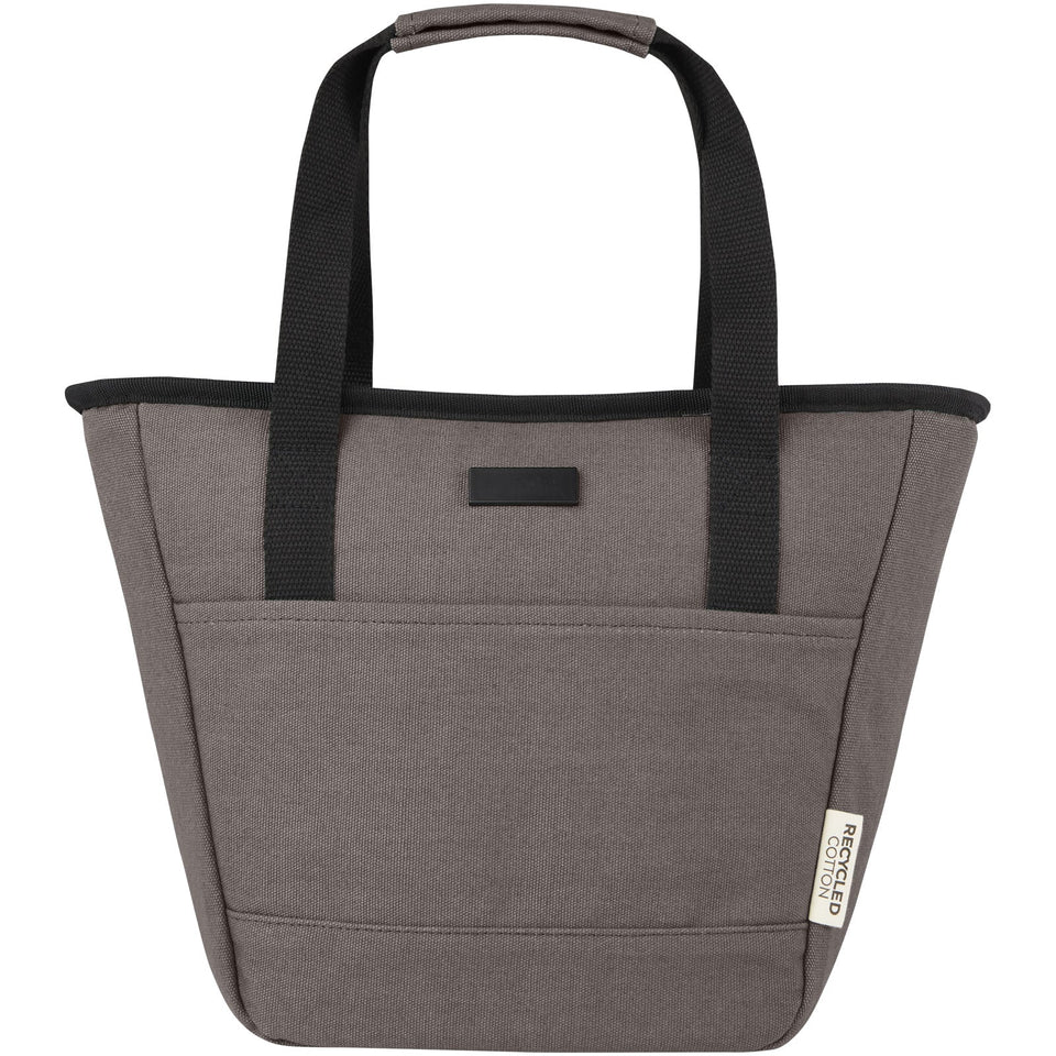 Borsa termica portapranzo per 9 lattine in canvas riciclato certificato GRS Joey - 6L personalizzato con logo - Pubblienne