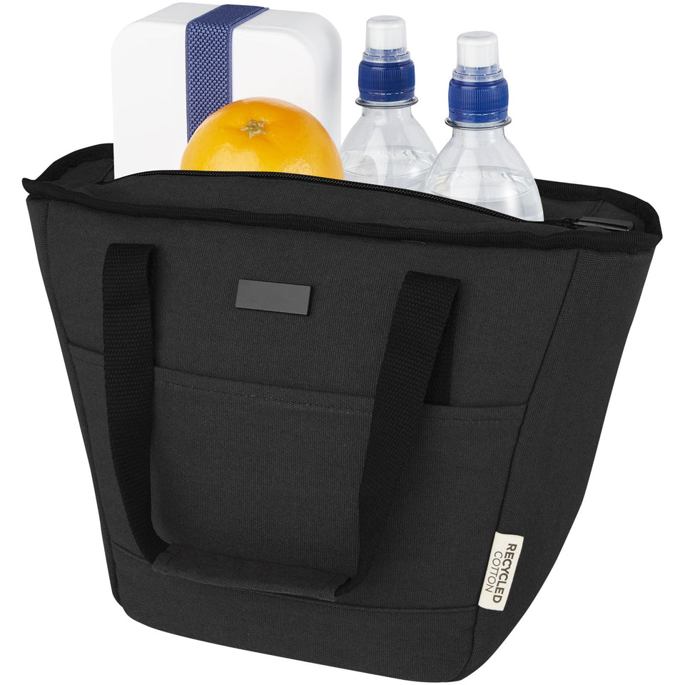 Borsa termica portapranzo per 9 lattine in canvas riciclato certificato GRS Joey - 6L personalizzato con logo - Pubblienne