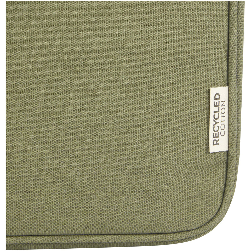 Custodia per portatile da 14" in canvas riciclato certificato GRS Joey - 2L personalizzato con logo - Pubblienne