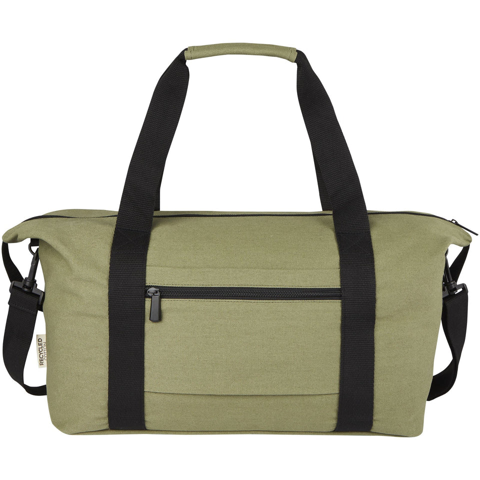 Borsone sportivo in canvas riciclato certificato GRS Joey - 25L personalizzato con logo - Pubblienne