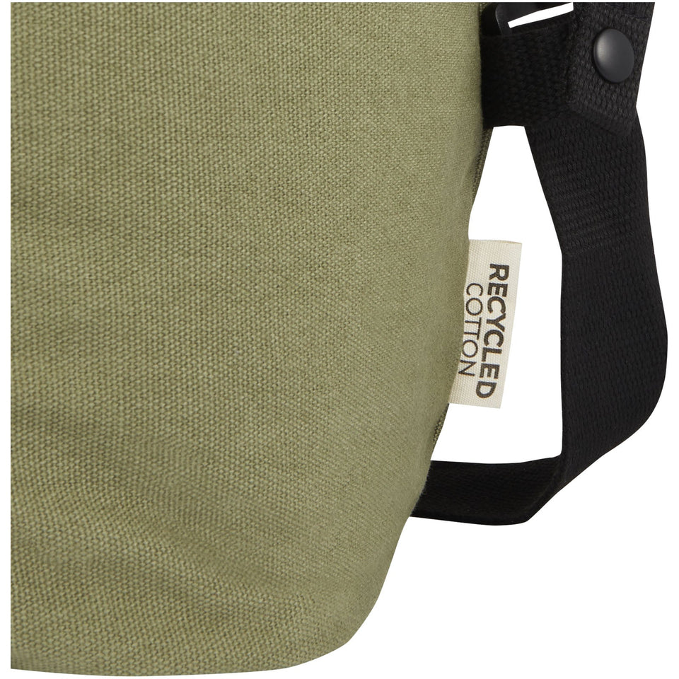 Borsone sportivo in canvas riciclato certificato GRS Joey - 25L personalizzato con logo - Pubblienne