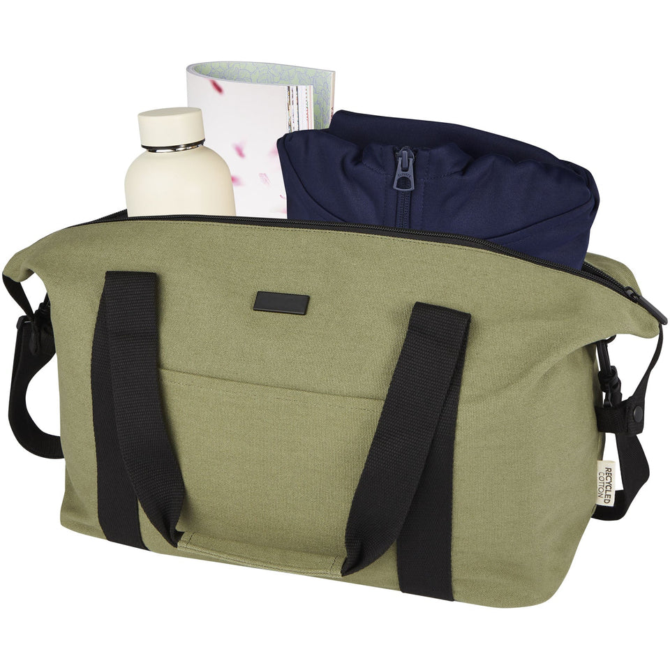 Borsone sportivo in canvas riciclato certificato GRS Joey - 25L personalizzato con logo - Pubblienne