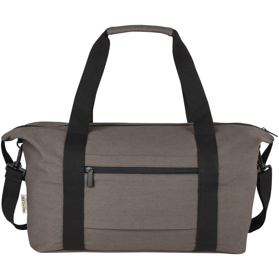 Borsone sportivo in canvas riciclato certificato GRS Joey - 25L personalizzato con logo - Pubblienne