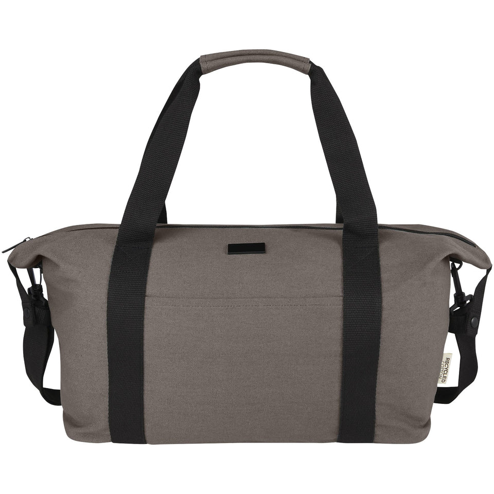 Borsone sportivo in canvas riciclato certificato GRS Joey - 25L personalizzato con logo - Pubblienne